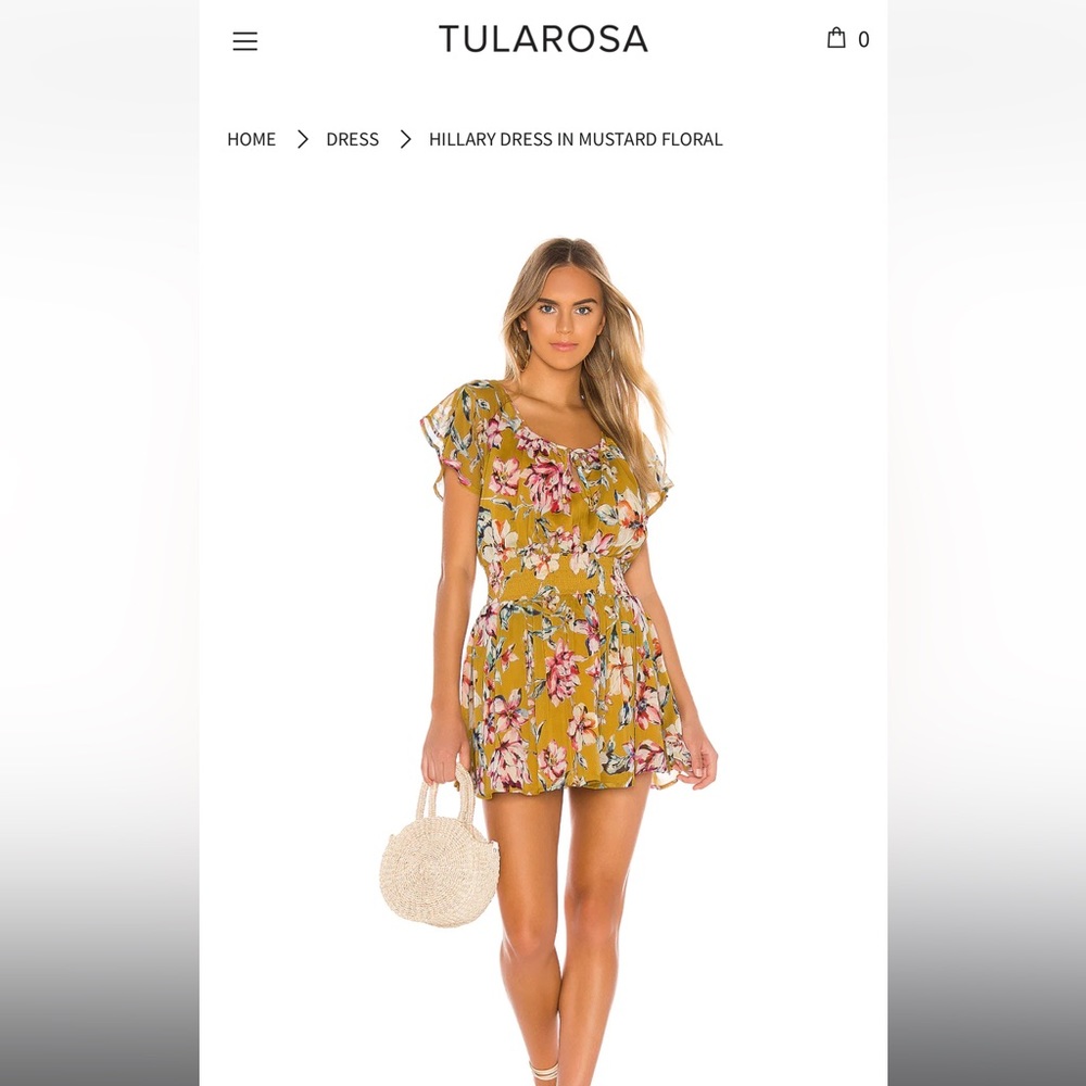 Tularosa mini floral dress